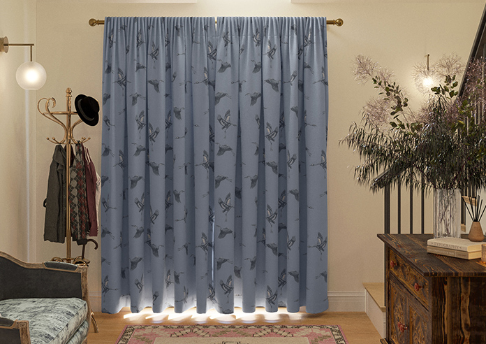 Cranes, Delft - Made to Measure Curtains - Image 7